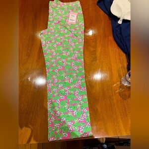 Lily Pulitzer tippi crop stretch pants size 14 hippo pattern! New with tags